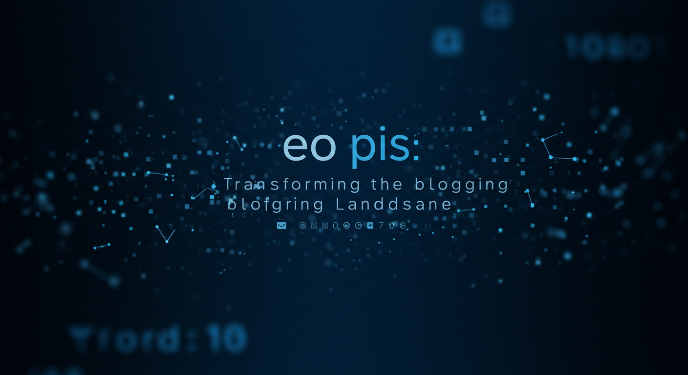 eo pis: Transforming the Blogging Landscape